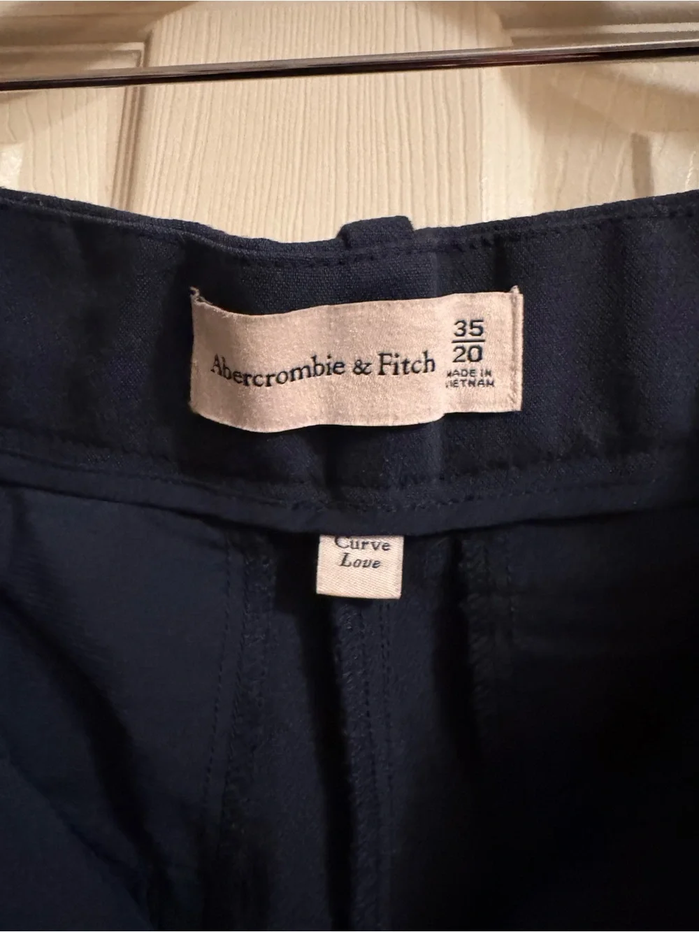 Abercrombie & Fitch Navy Flat Front Men’s Shorts